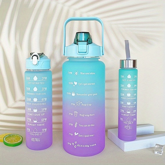 Other - 3-Piece Water Bottle Set